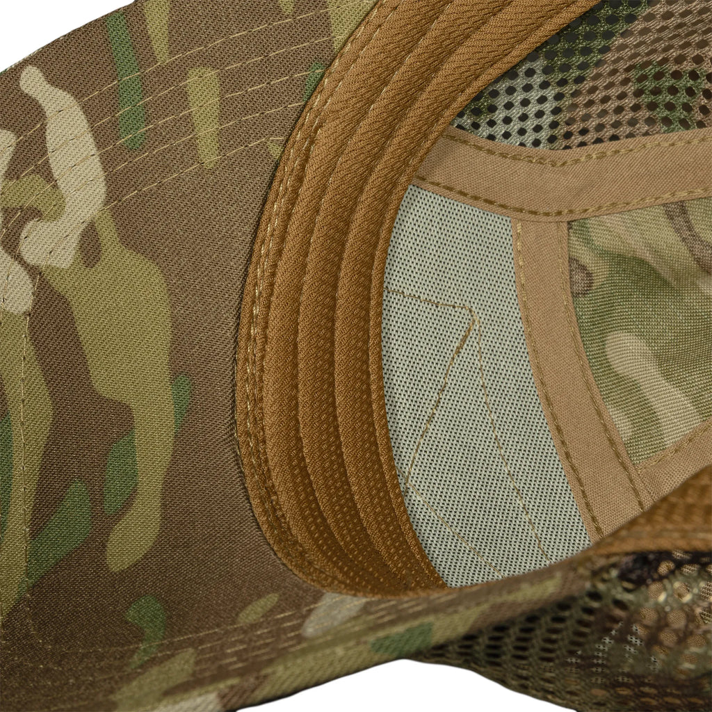 5-Panel Mesh Tactic Twill Multicam Baseball Cap