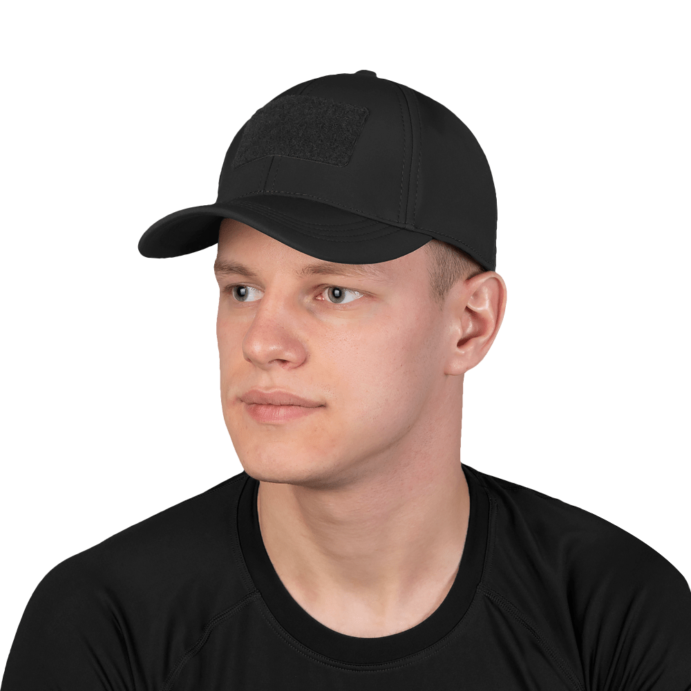 Baseball Cap Tactic SoftShell Black