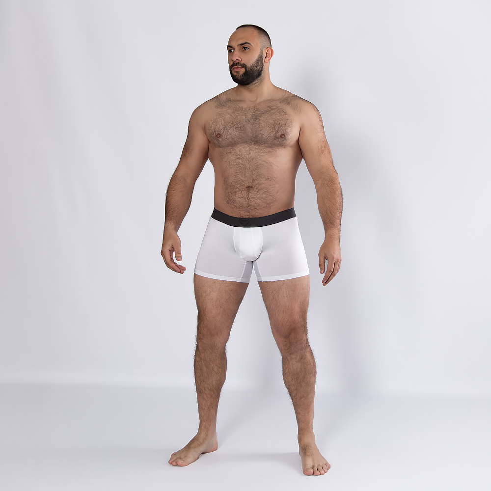 Men's boxer briefs set White
