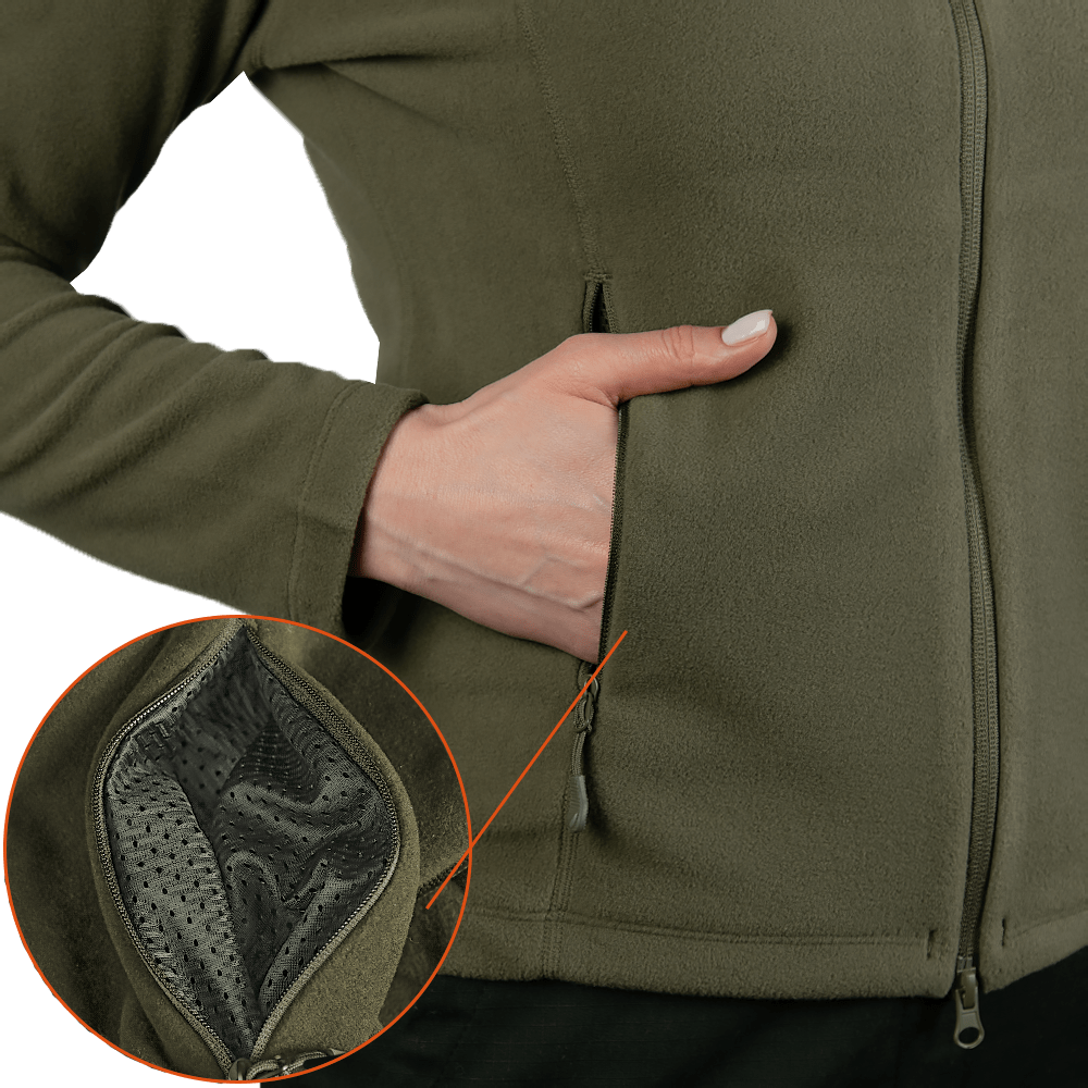 Fleece Jacket Pani Meadow 200 Olive