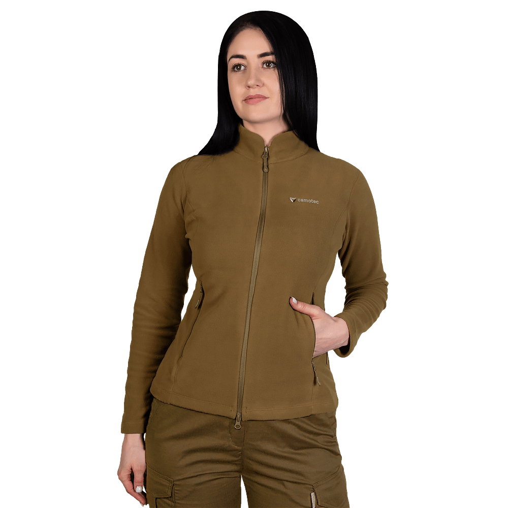 Fleece Jacket Pani Meadow Logo Coyote