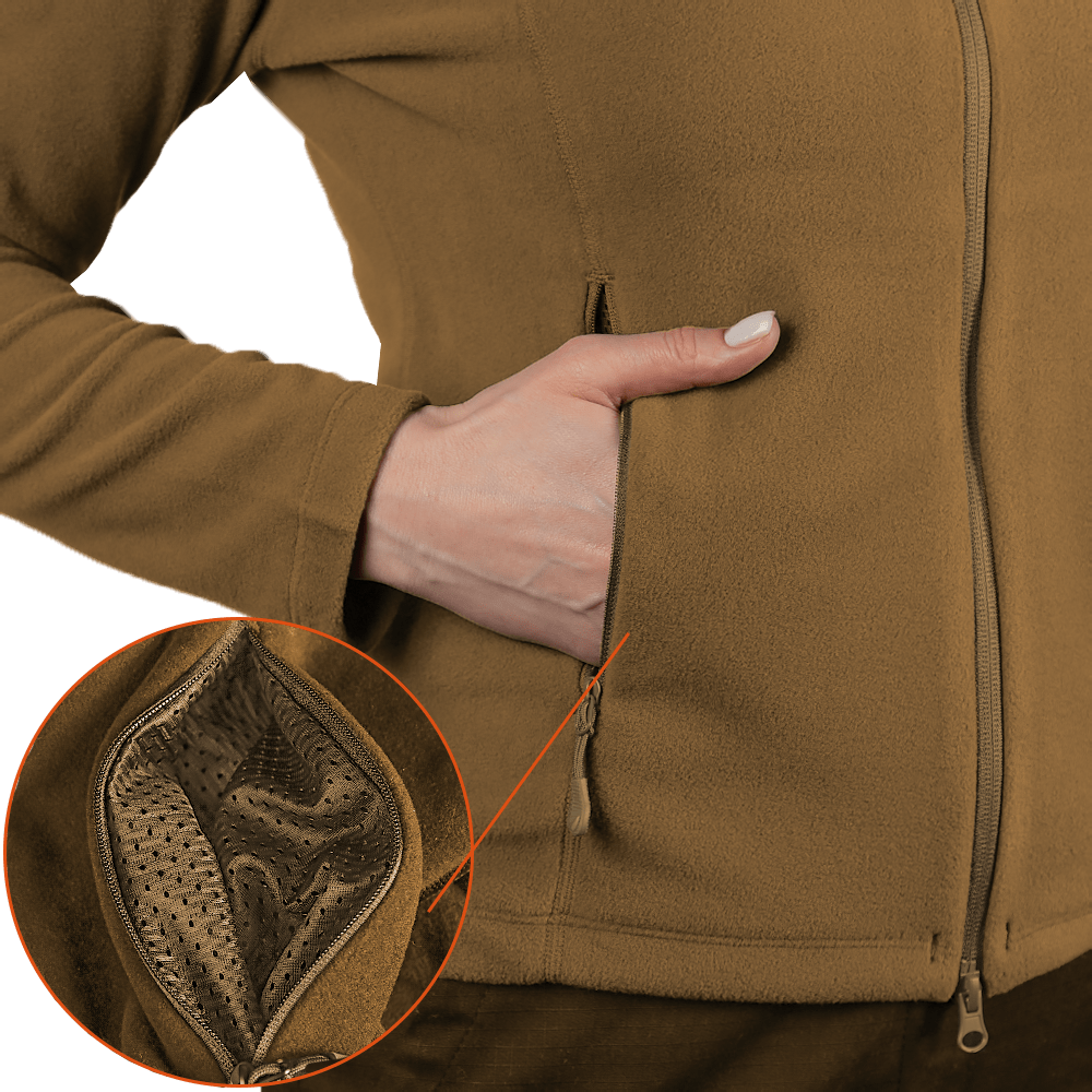 Fleece Jacket Pani Meadow Logo Coyote