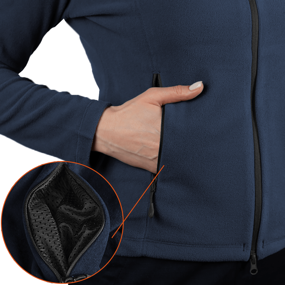Fleece Jacket Pani Meadow Logo Dark Blue