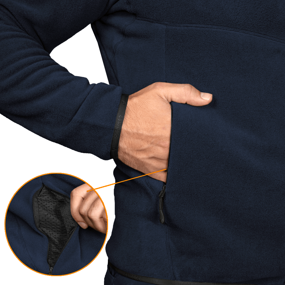 Fleece Jacket Patrol 2.0 (perf.) H100 Dark Blue