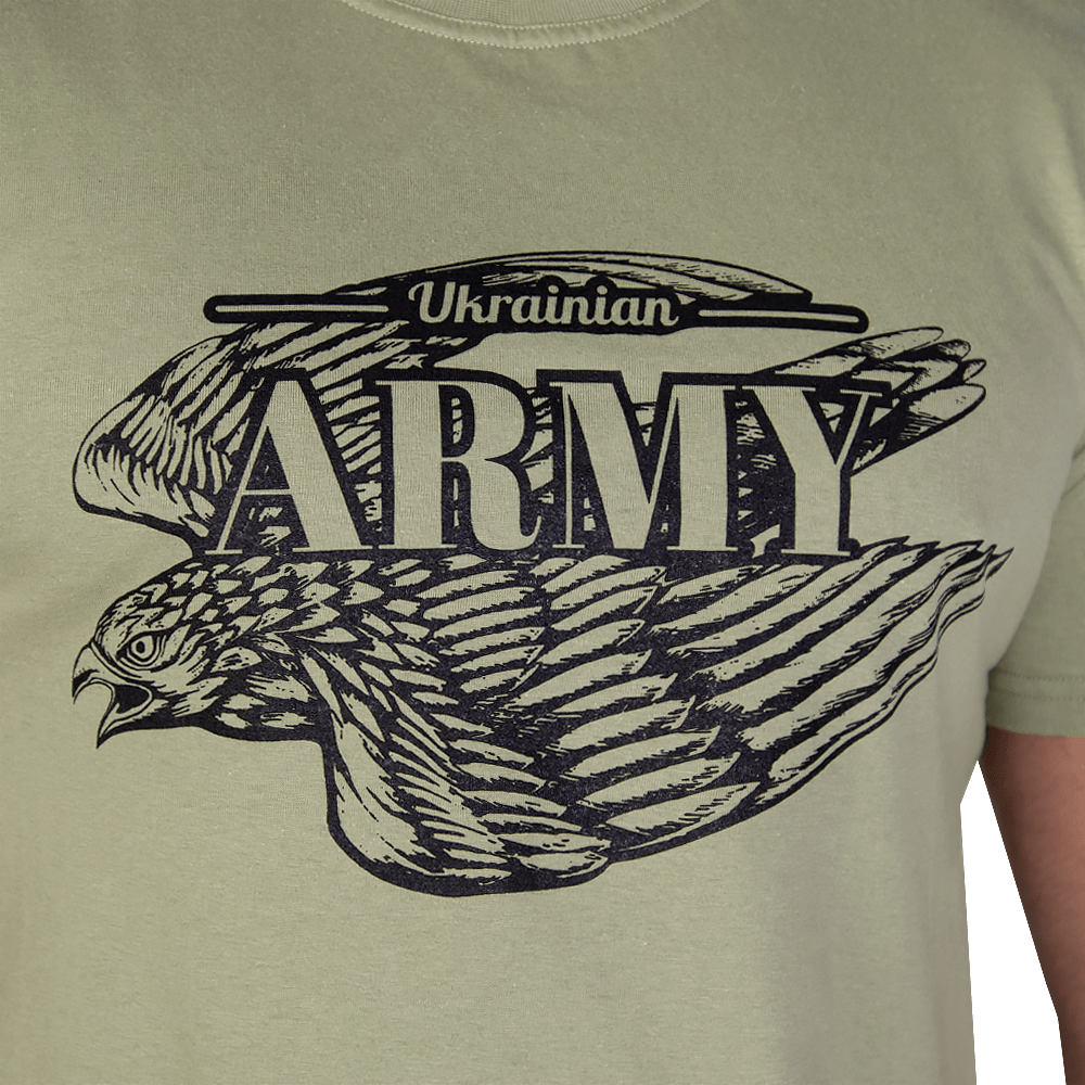 T-shirt Bavovna Falcon Khaki