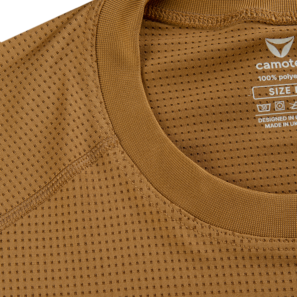 T-shirt Chiton Grid Coyote