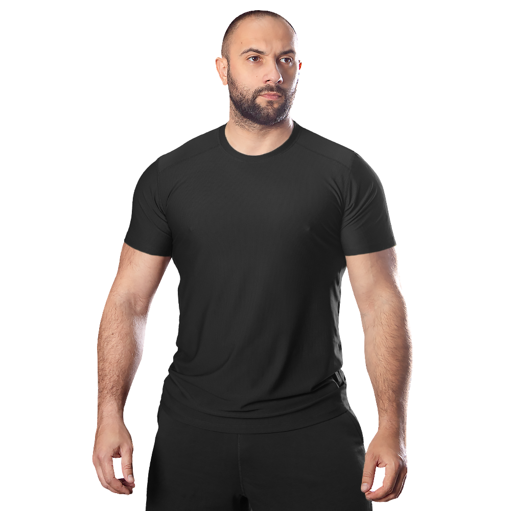 T-shirt Chiton CoolPass Grid 2.0 Black