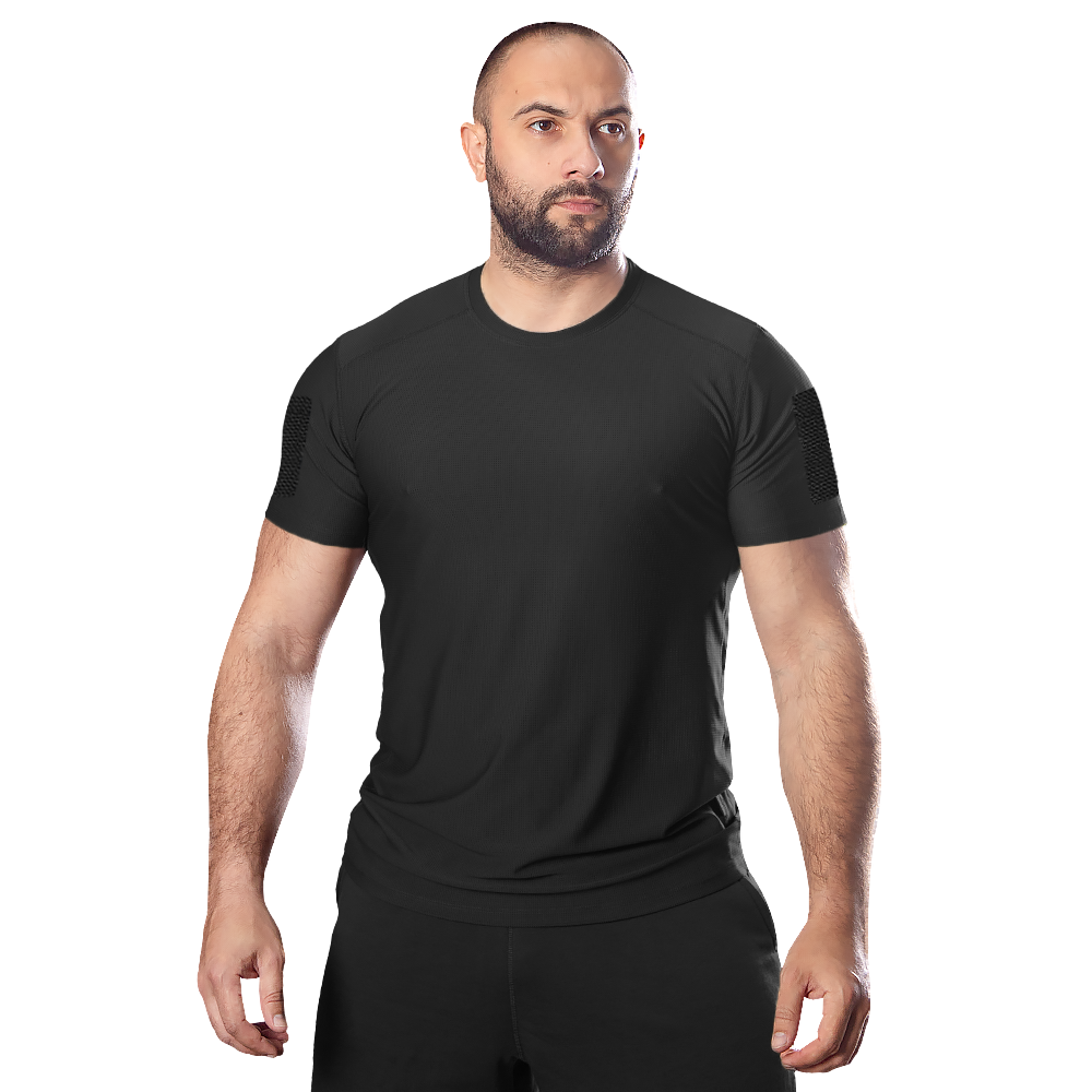Chiton Patrol CoolPass Grid 2.0 Black T-shirt