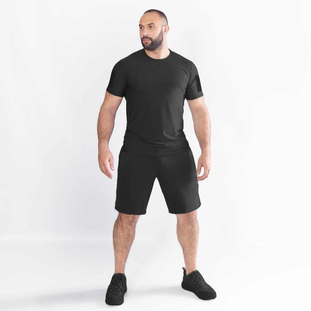 Chiton Patrol CoolPass Grid 2.0 Black T-shirt