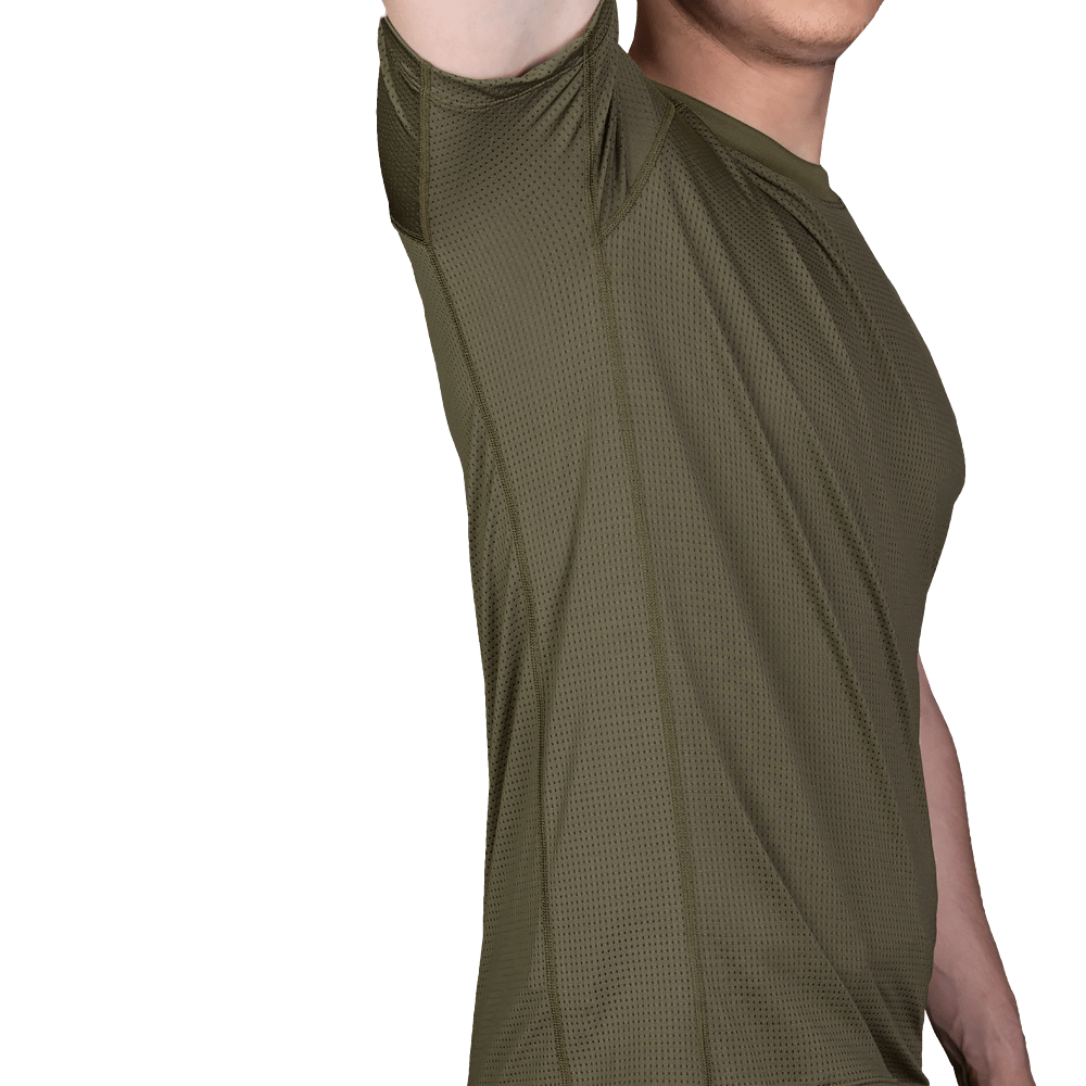 T-Shirt Chiton Grid Olive