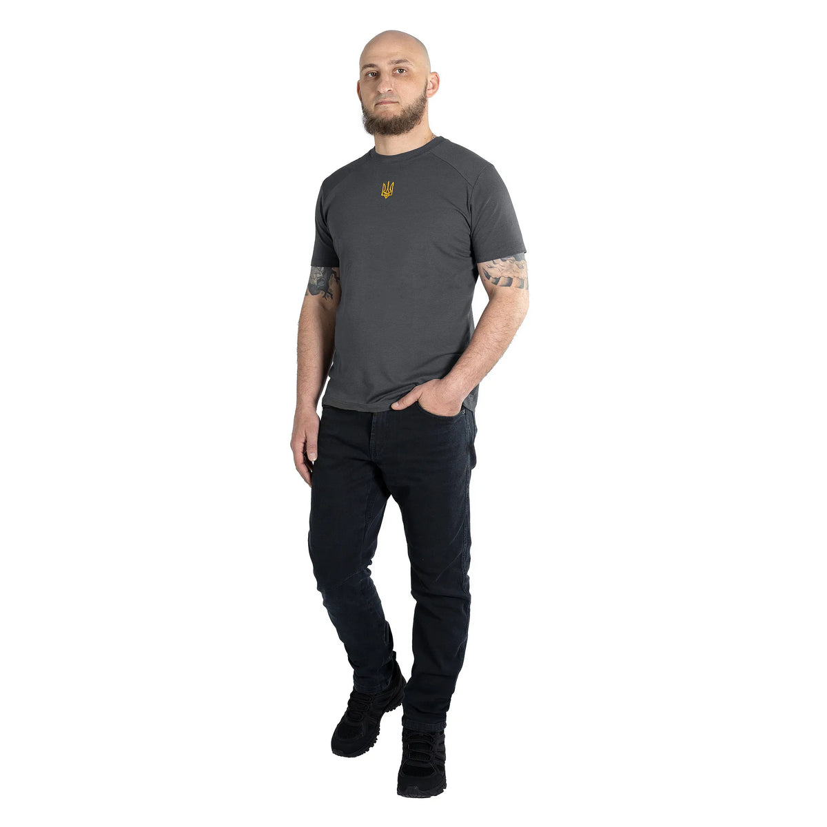 T-shirt Modal 2.0 Graphite (Golden Trident)