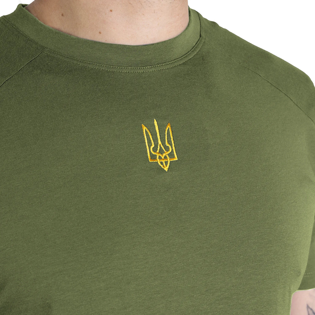 Modal 2.0 T-shirt (Golden Trident) Green