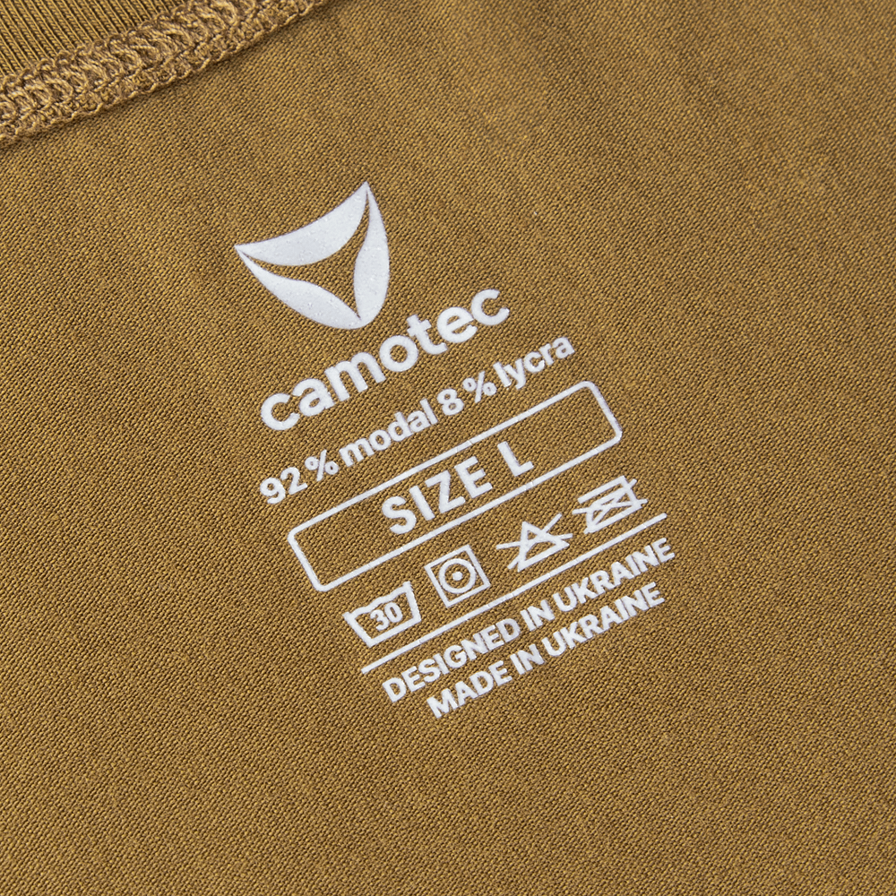 Modal Logo T-shirt Coyote