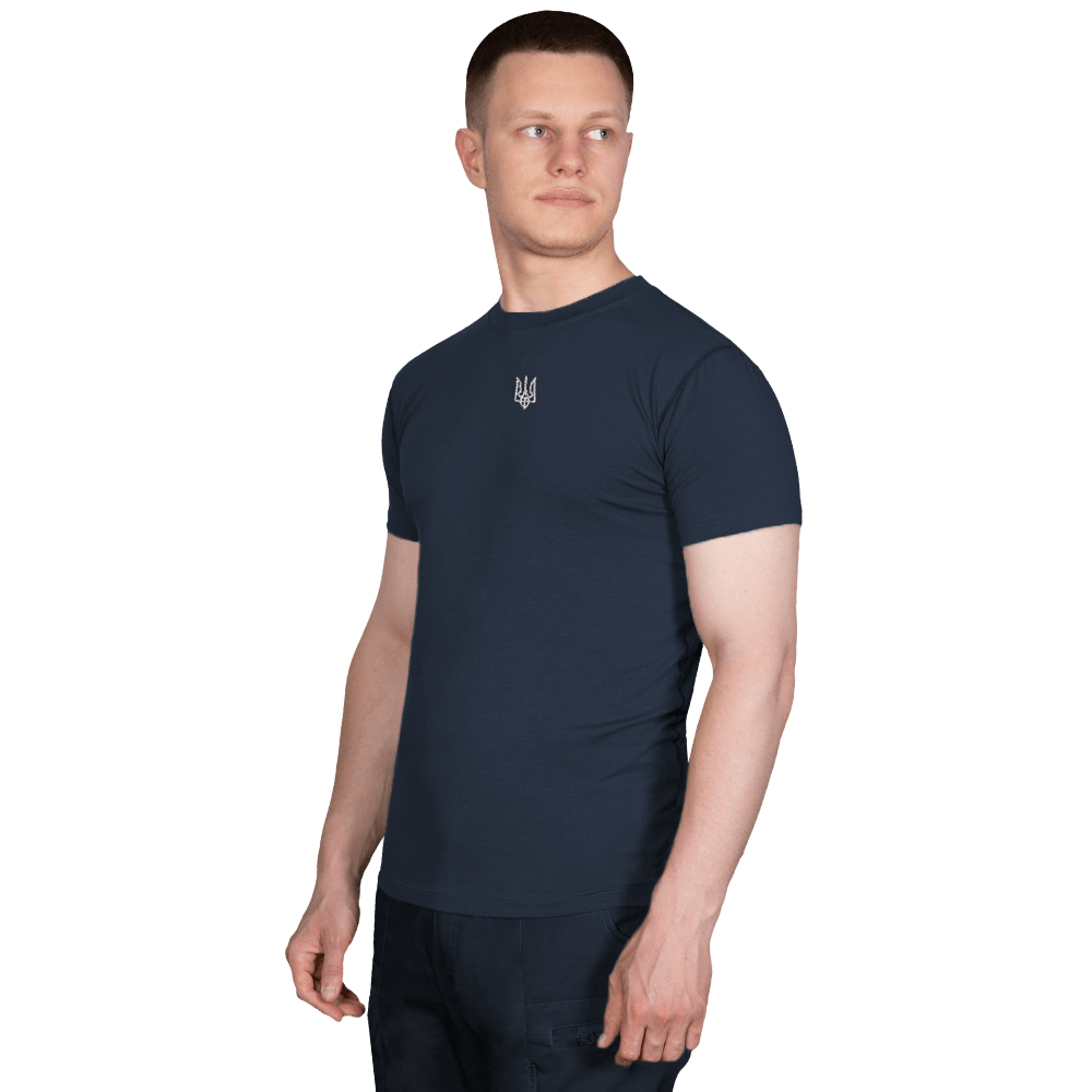 Modal T-shirt Dark blue (white trident)