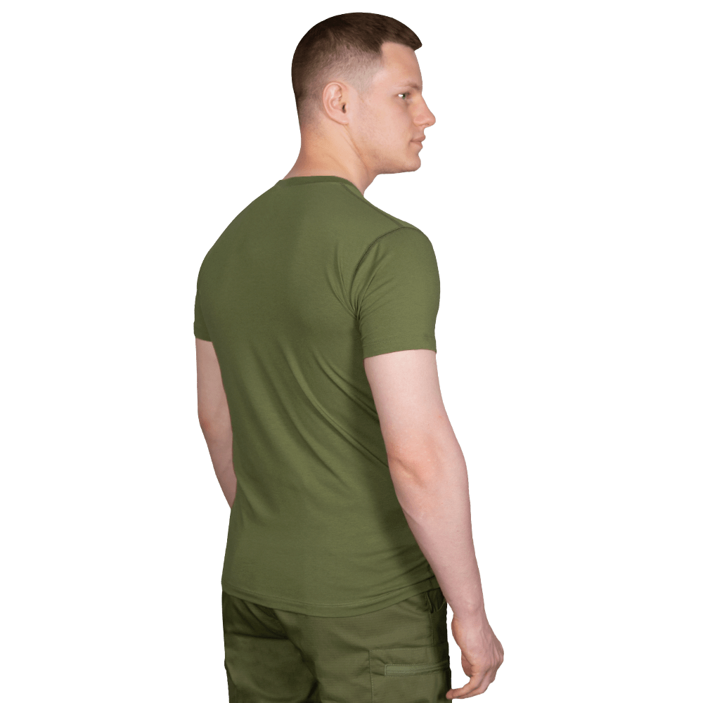 T-shirt ZP Modal Green (Yellow Trident)