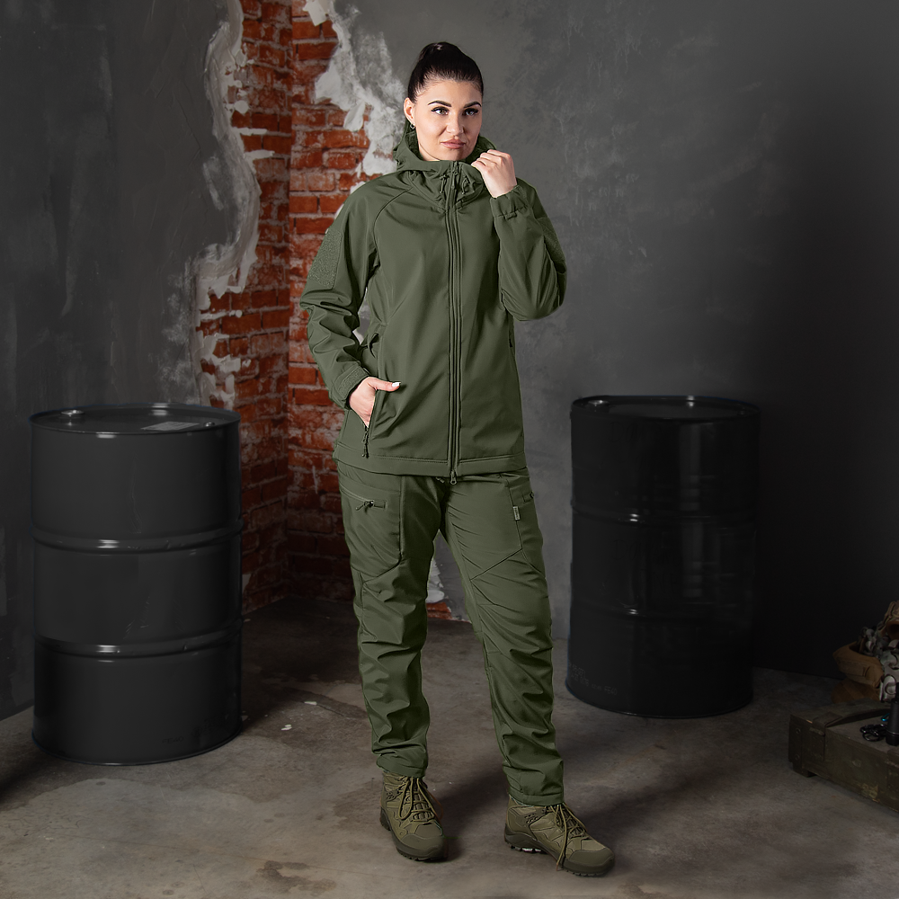 Women's Jacket Pani SoftShell Olive
