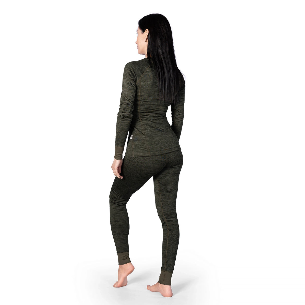 LVL2 Pani Polarheat QS Pro Women's Thermal Underwear Olive Melange