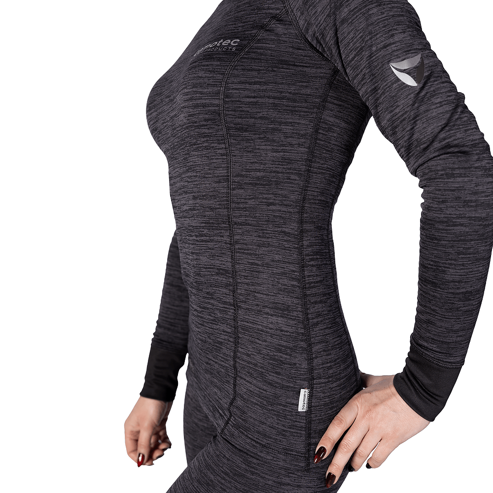 LVL2 Pani Polarheat QS Pro Women's Thermal Underwear Gray Melange