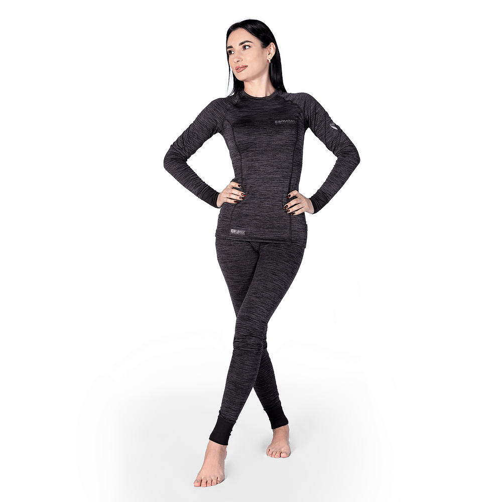 LVL2 Pani Polarheat QS Pro Women's Thermal Underwear Gray Melange