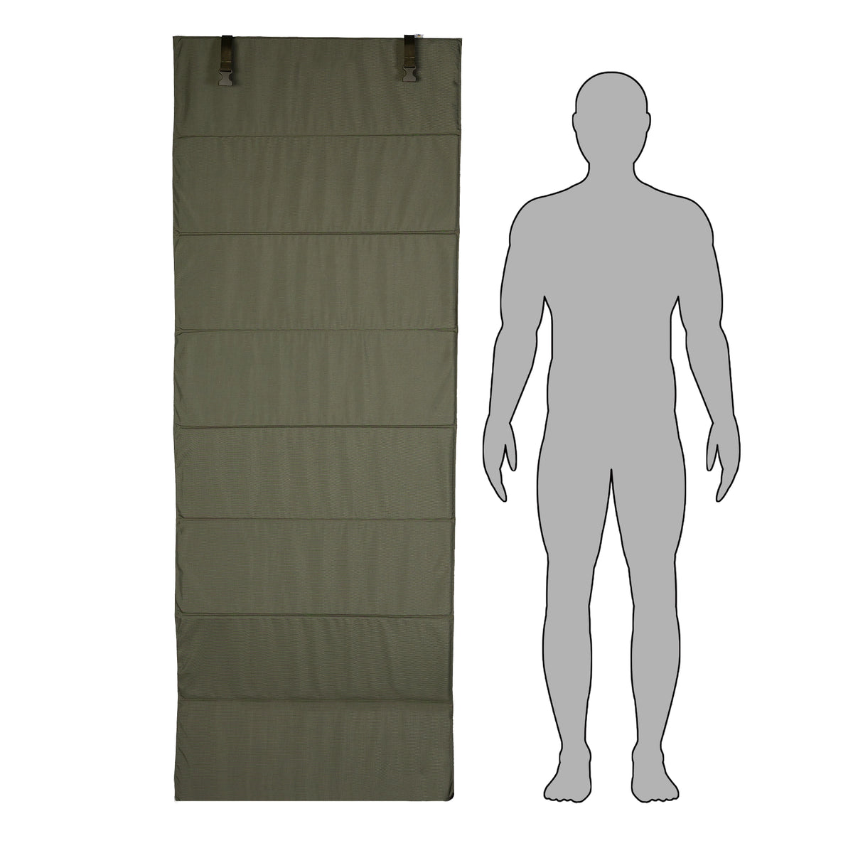 Folding sleeping mat, Olive