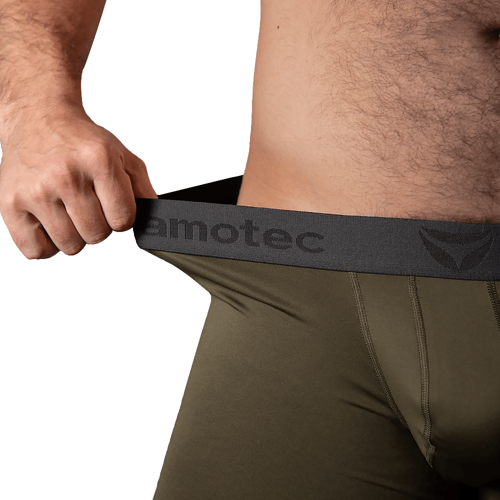 Men's boxer briefs set Olive/Pixel/MC