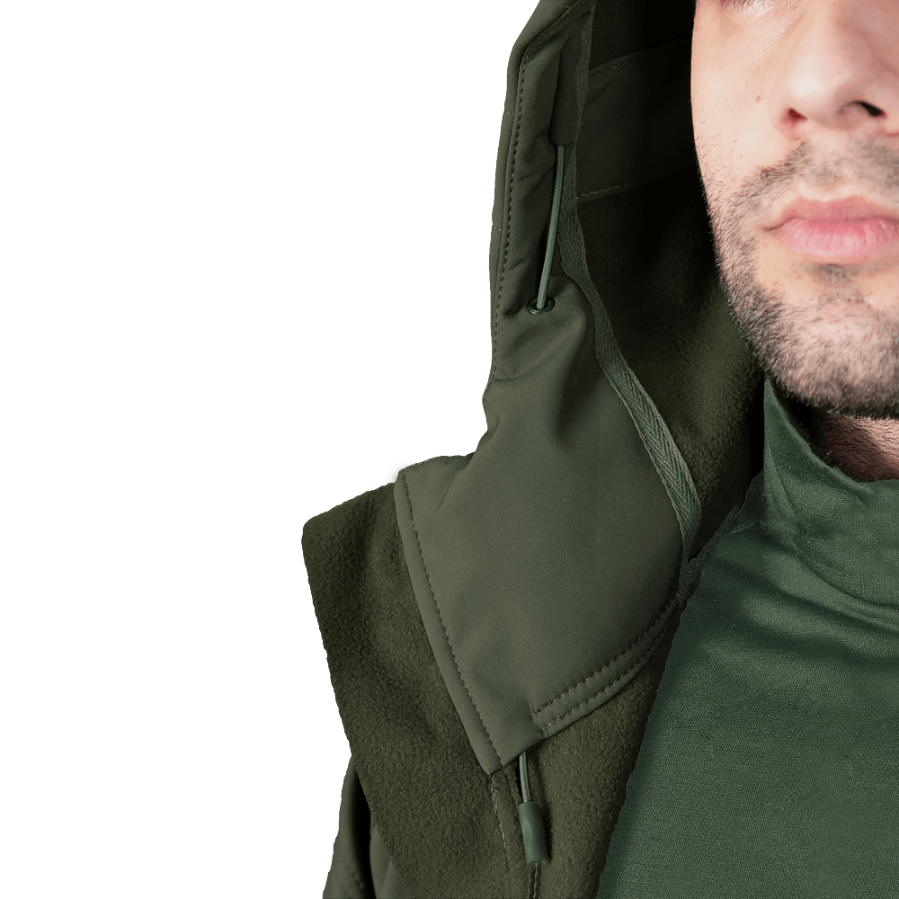 Stalker SoftShell Olive Suit + Baseball Cap