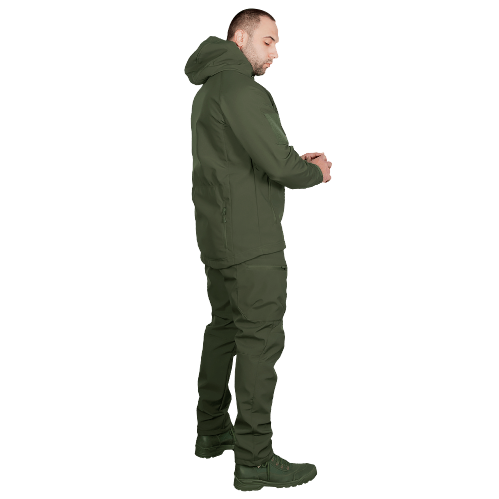 Stalker SoftShell Olive Suit + Baseball Cap