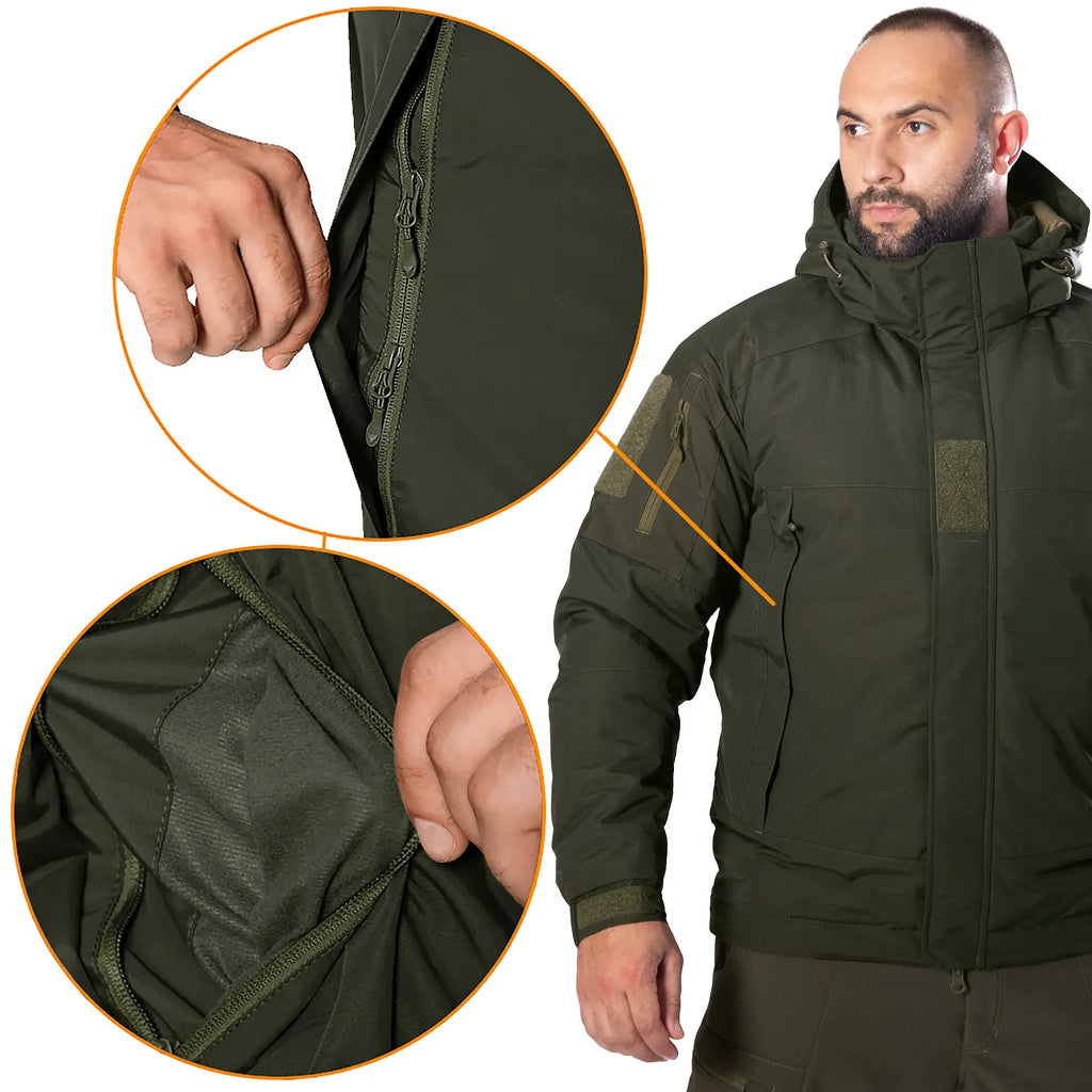 Defender 7 level Dark Olive Jacket