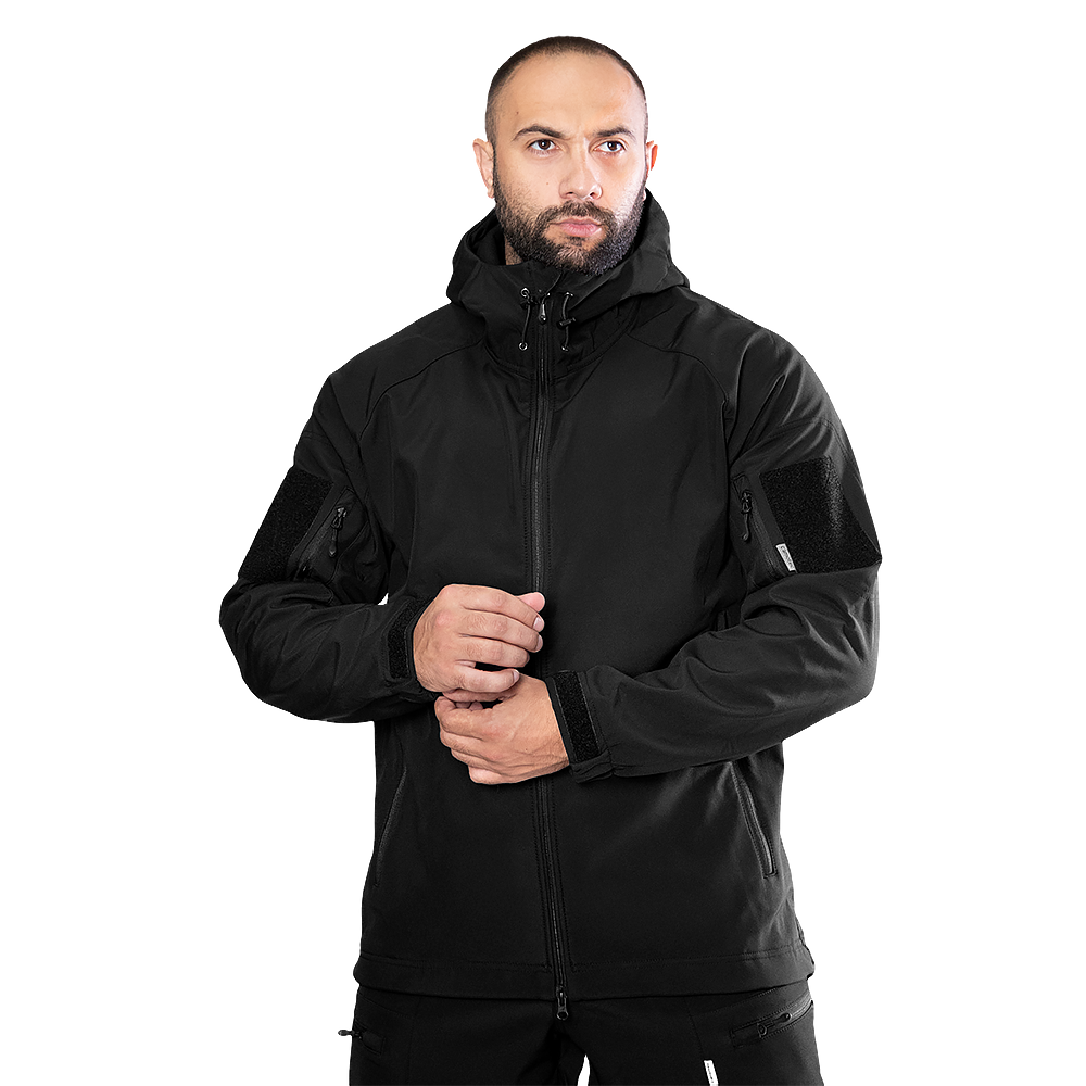 Stalker SoftShell Black Jacket