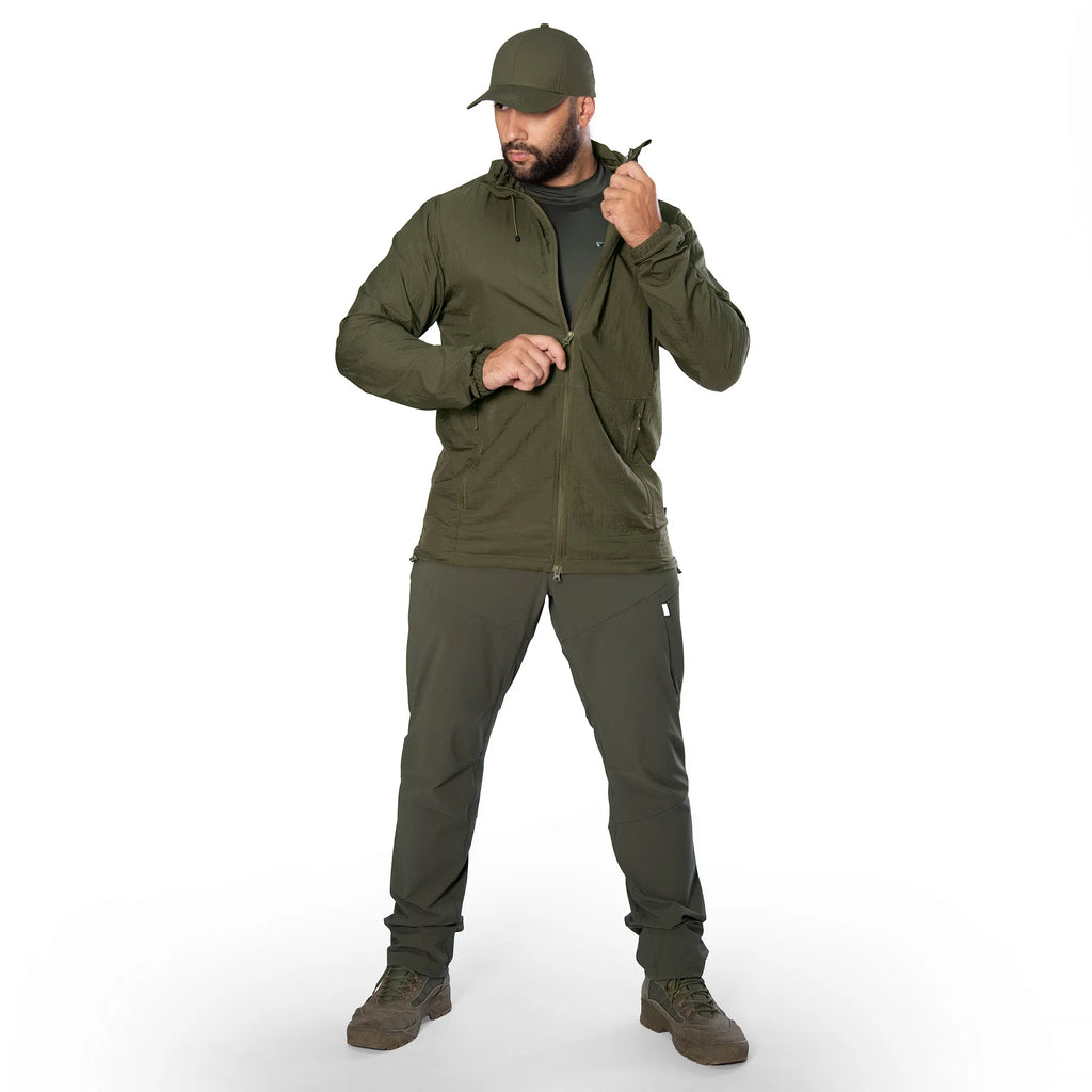 WindBlock Ultralight Olive Windbreaker