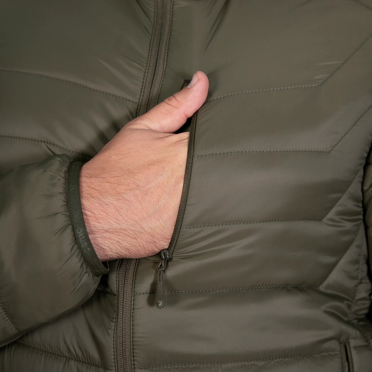Light Storm Hood 2.0 Down Jacket Olive
