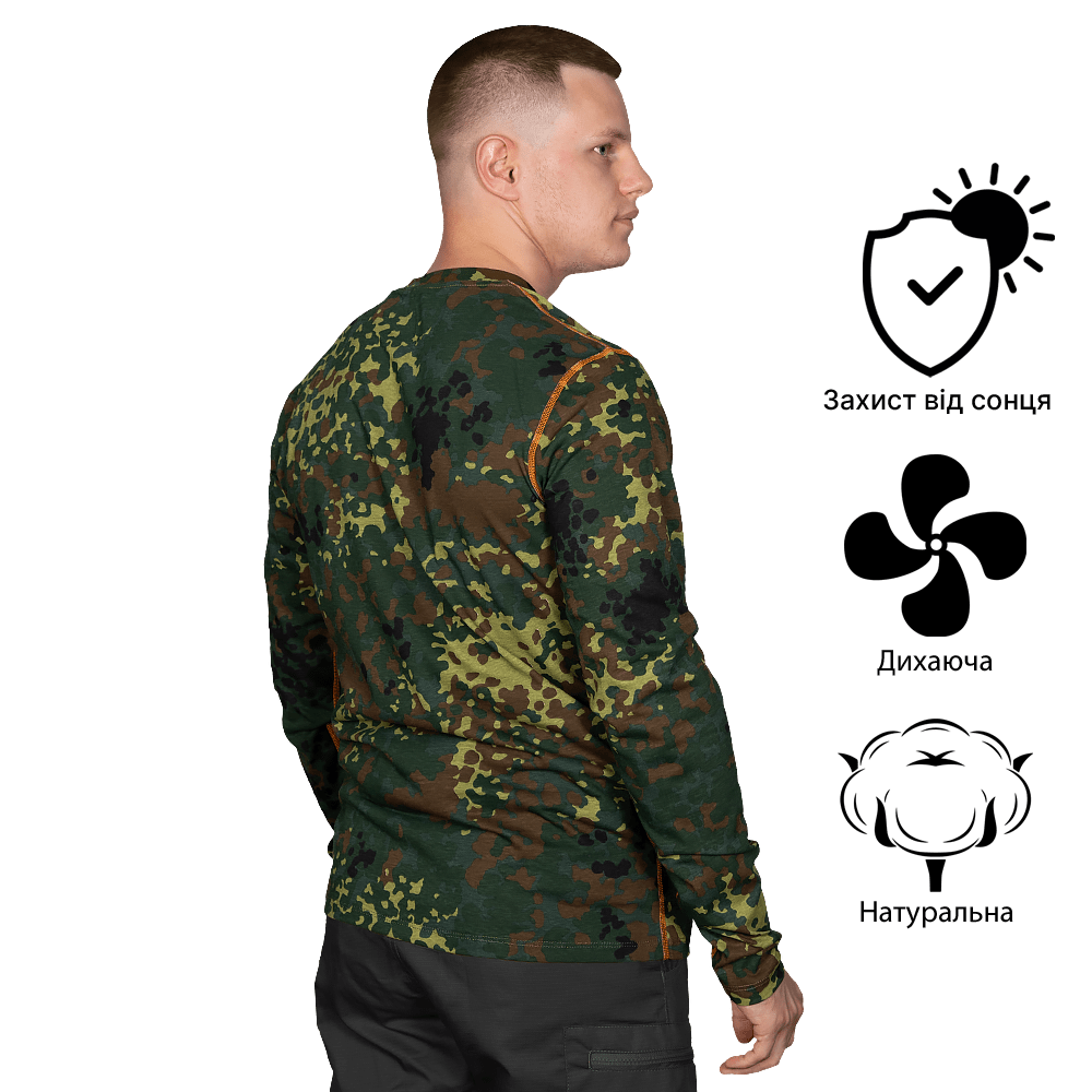 Basic 2.0 Cotton Flecktarn Longsleeve