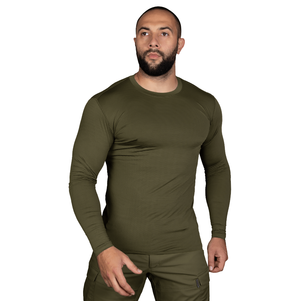 Basic CoolTouch Olive Longsleeve
