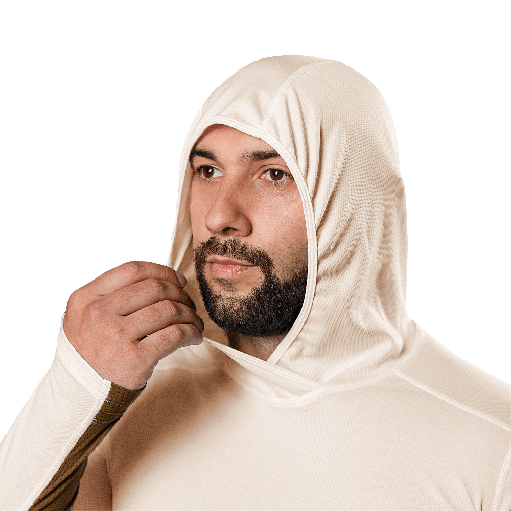 Chiton Air Hood Cream Longsleeve