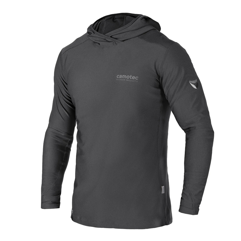 Longsleeve Chiton Hood 2.0 Graphite