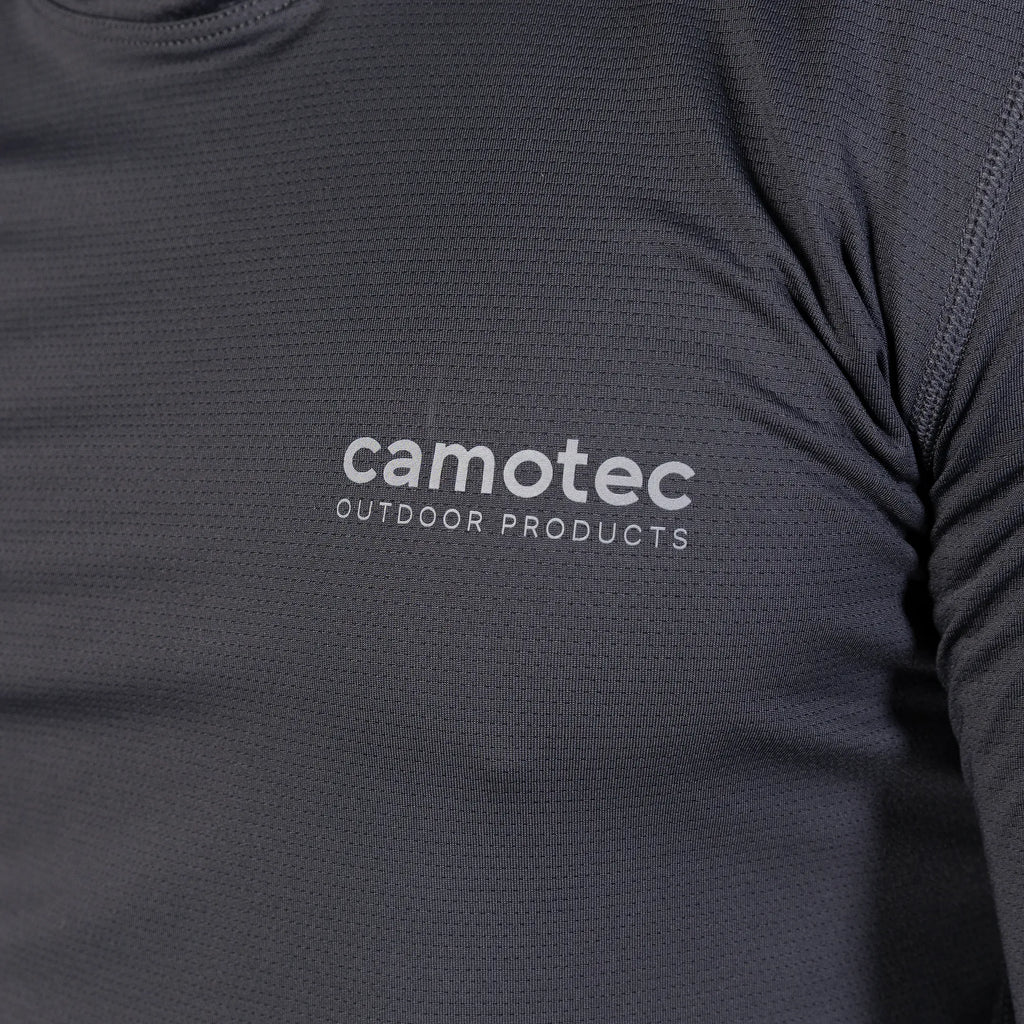 Longsleeve Chiton Hood 2.0 CoolPass ThermoGrid Grey