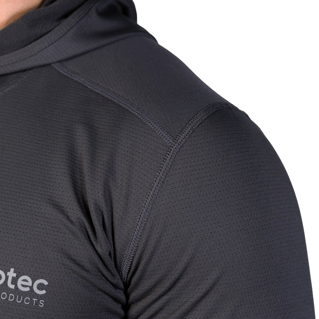 Longsleeve Chiton Hood 2.0 CoolPass ThermoGrid Grey
