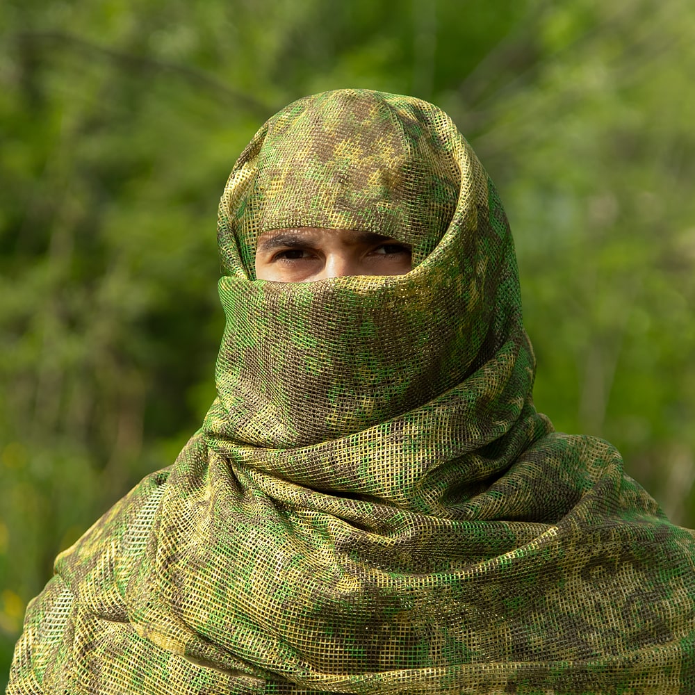 SFVS 2.0 Camouflage Net Scarf Pencott Green