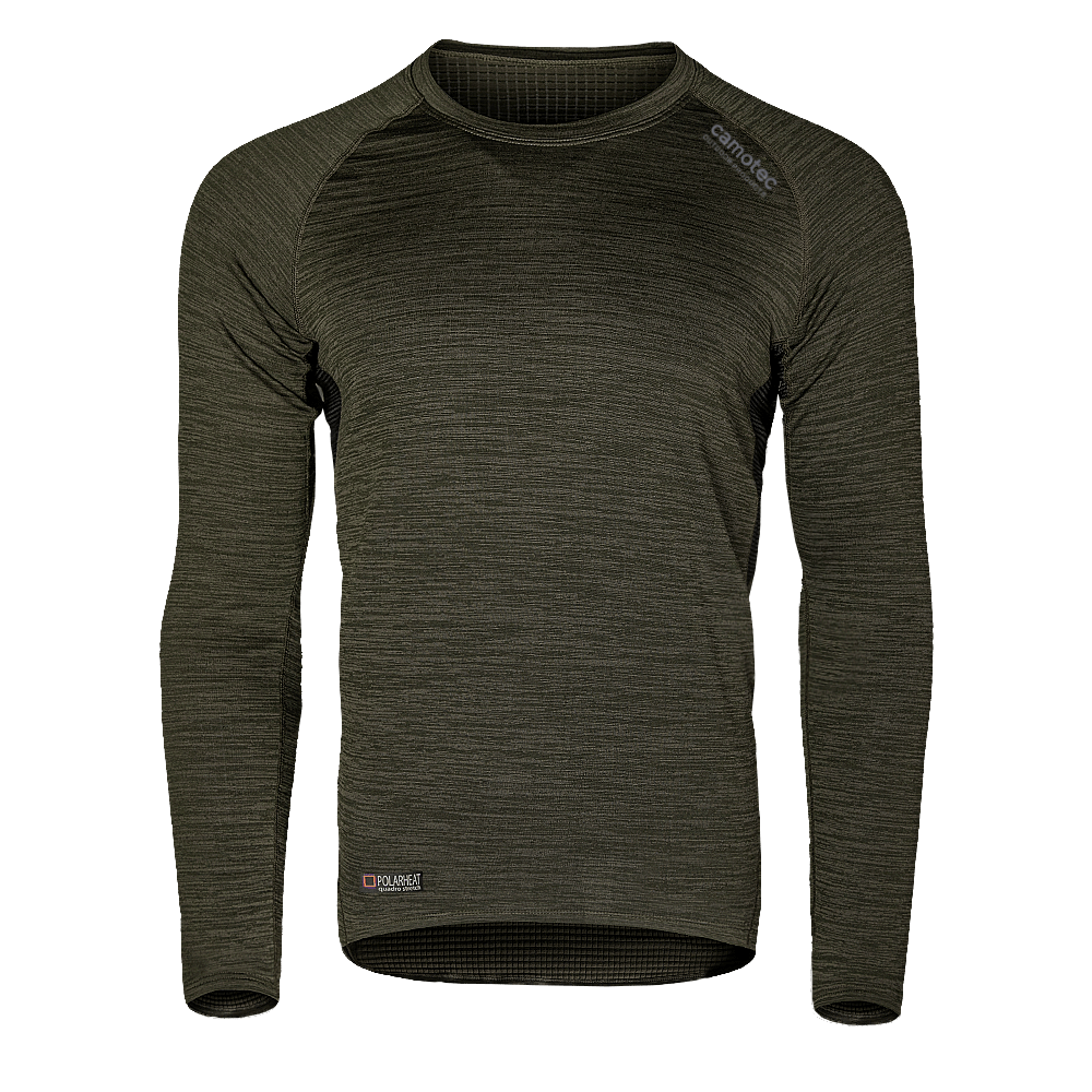 LVL2 Polarheat Quadro Stretch Pro Thermal Underwear Melange Olive