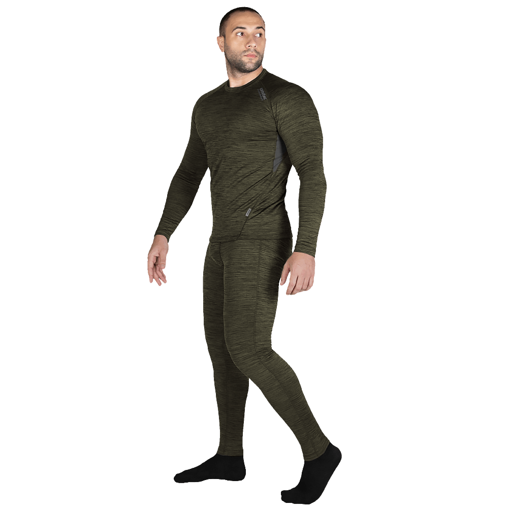 LVL2 Polarheat Quadro Stretch Pro Thermal Underwear Melange Olive