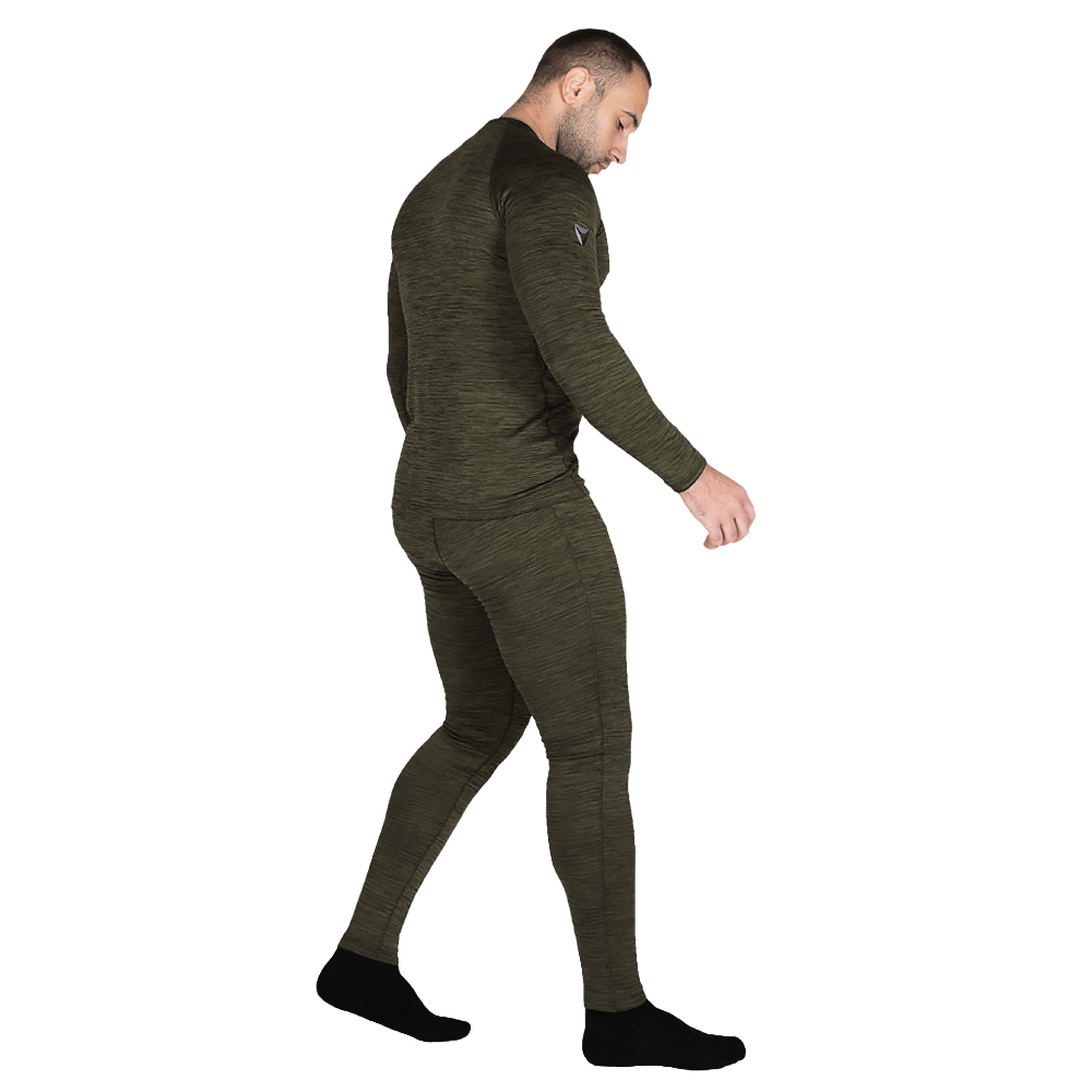 LVL2 Polarheat Quadro Stretch Pro Thermal Underwear Melange Olive