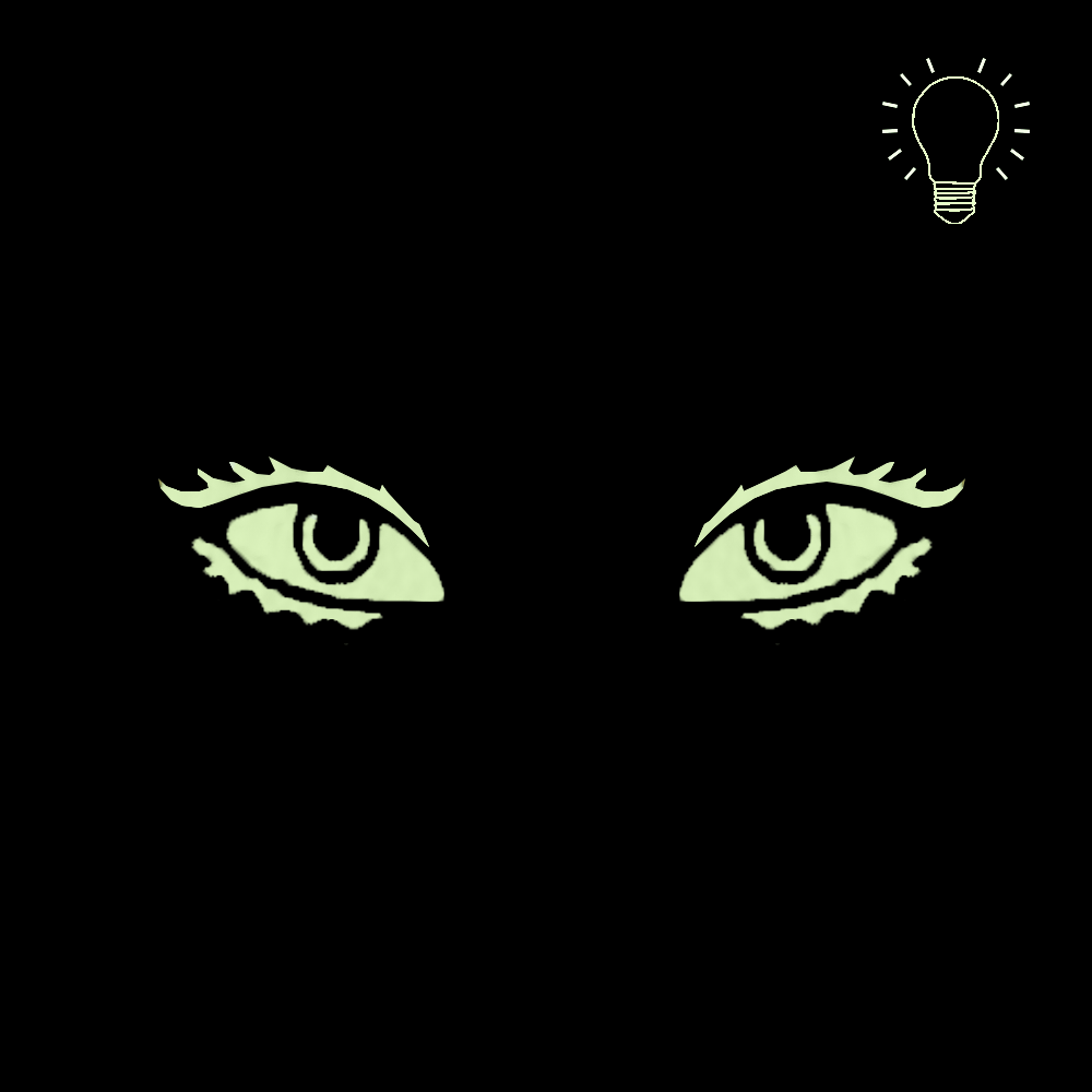 Patch Camotec Eyes with Eyelashes (2.5*8) Pixel/Lumin