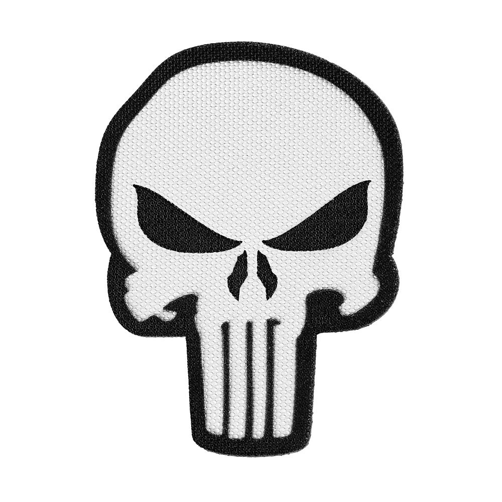 Camotec Patch/Patch Punisher (6*8) White