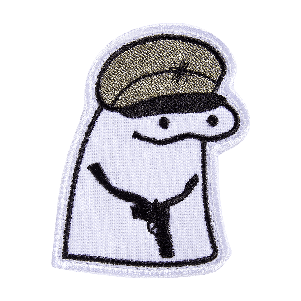 Patch Flork Officer White