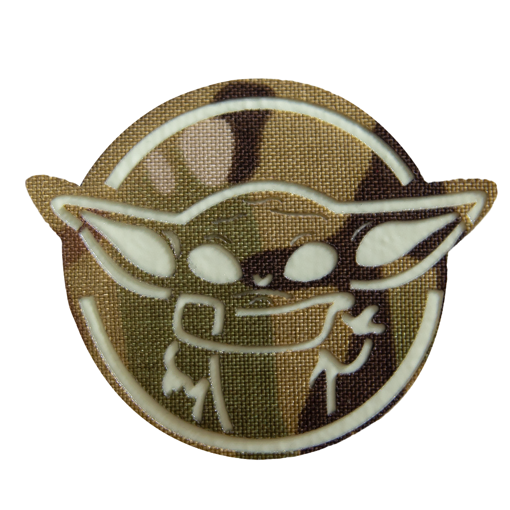 Patch Camotec Baby Yoda/Grogu Multicam/Lumin