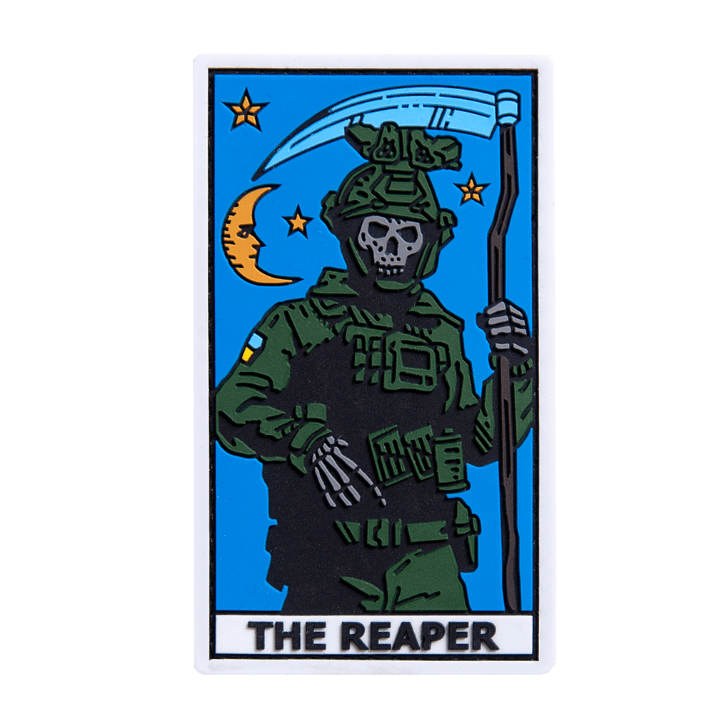 PVC Patch Reaper Blue