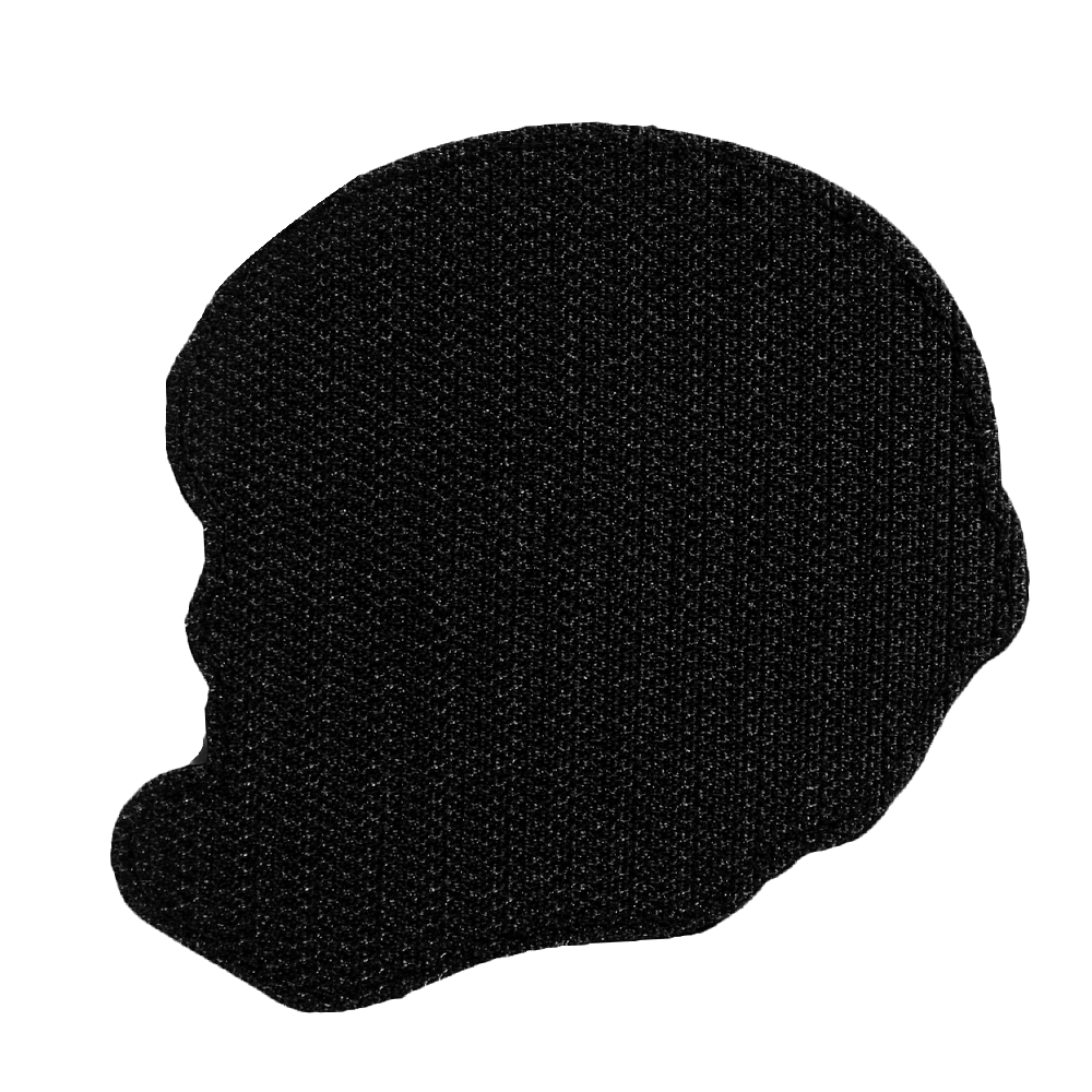 PVC Patch Skull Operator Black