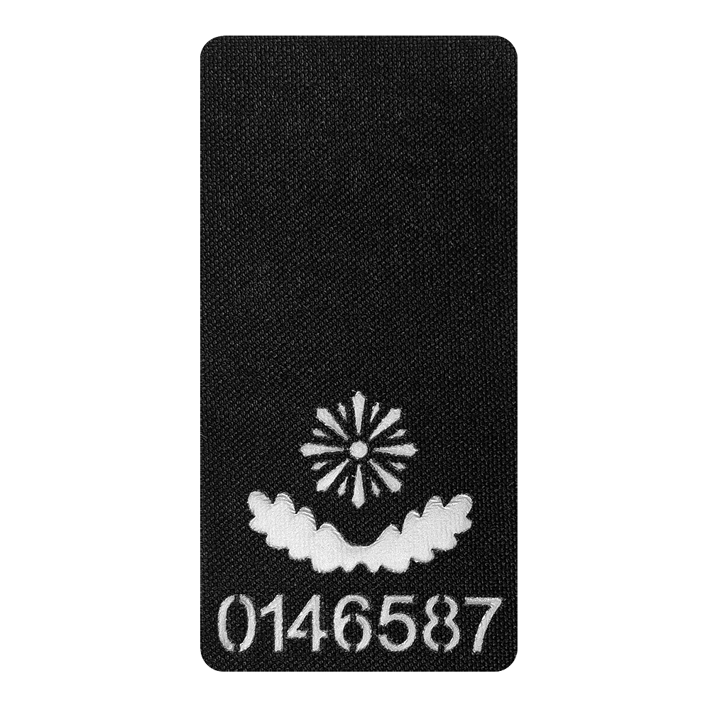 Epaulet Camotec NPU Tag Black/Reflect