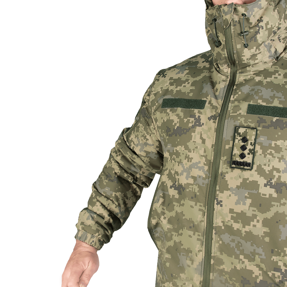 Shoulder Mark/Velcro Patch - Ukrainian Armed Forces Colonel Pixel