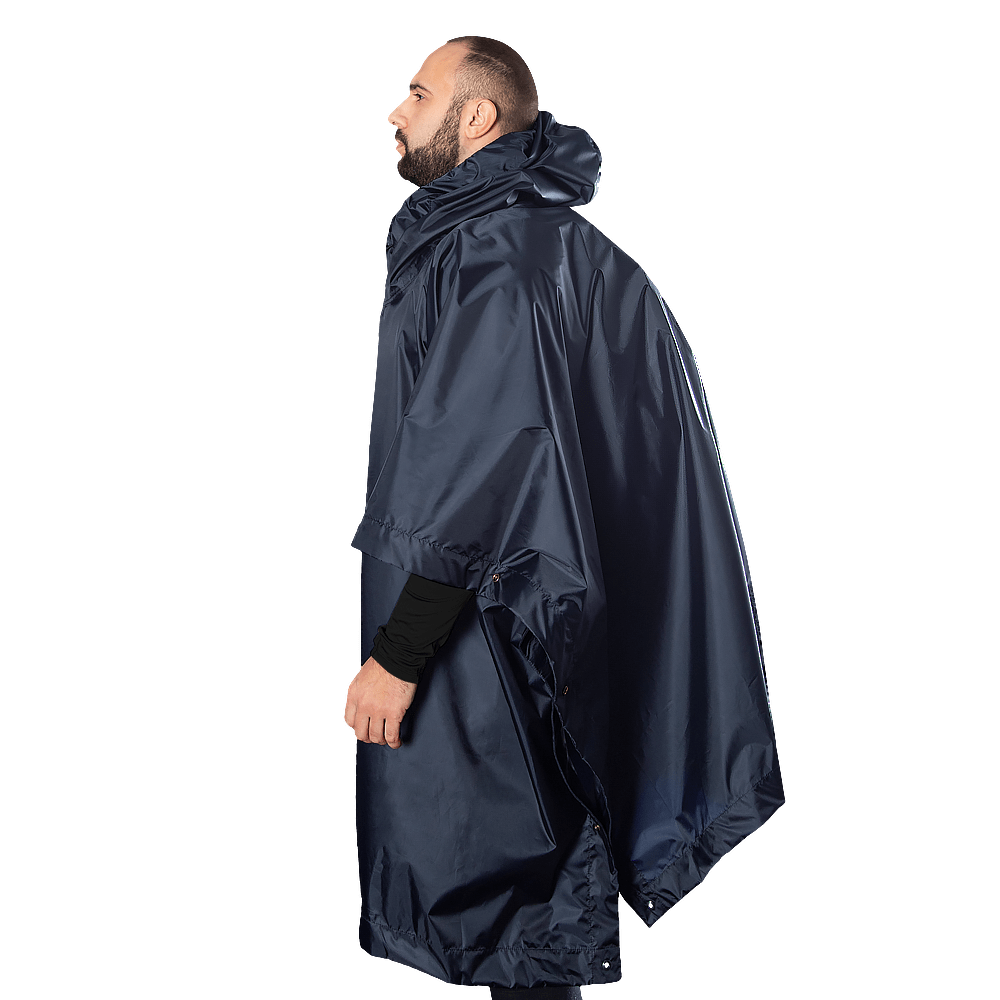 Pilgrim 2.0 Oxford Poncho Dark Blue